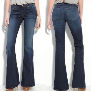 J Brand Dark Wash Denim Flare Jeans in Size 24 (wash : Babe)